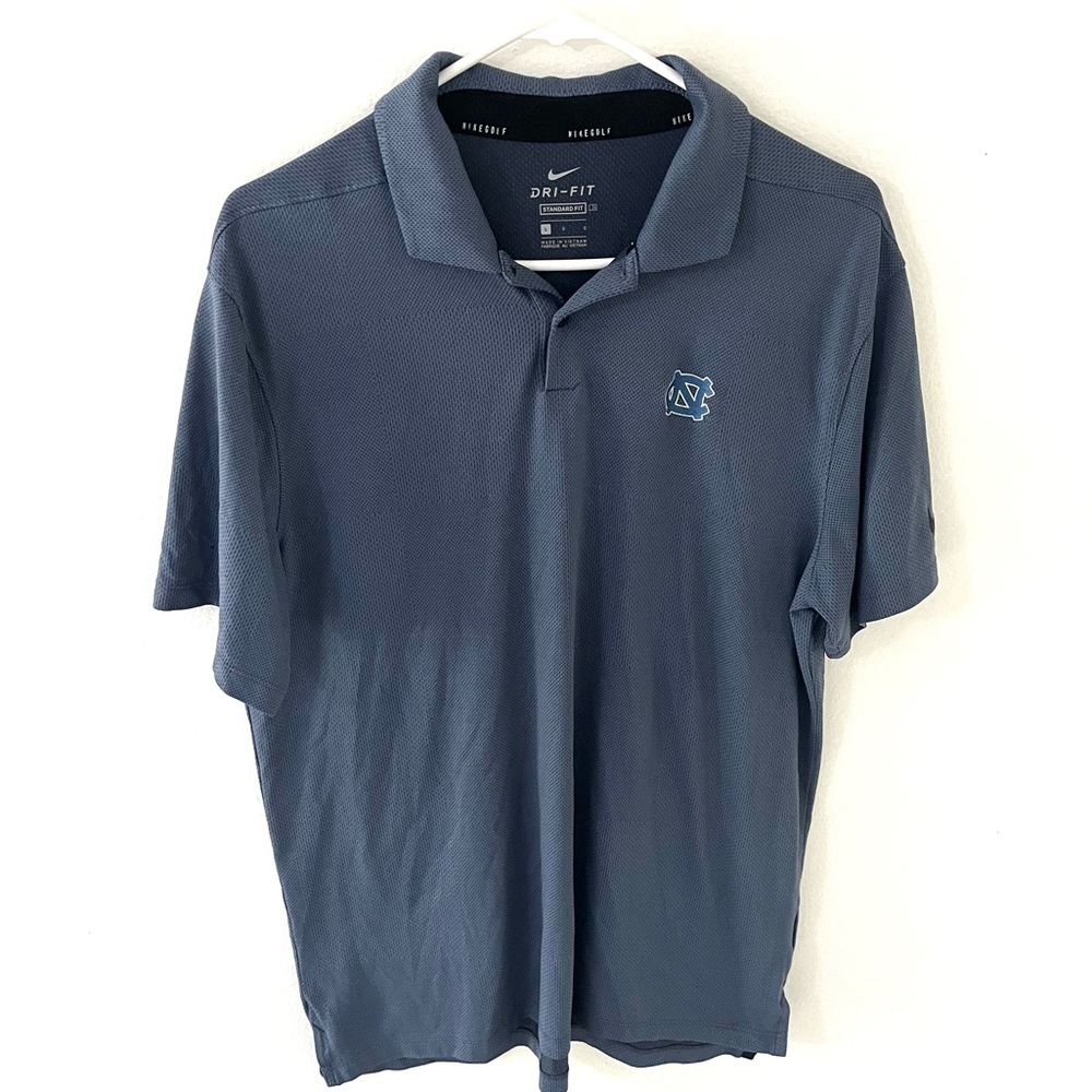 Nike Golf Dri-Fit UNC North Carolina Tarheels Polo, Size: Large